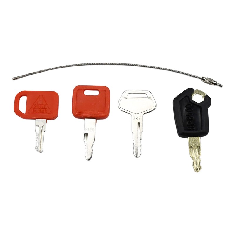 Notonmek 4 packs Heavy Equipment Ignition Key Compatible with Komatsu