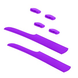 OOWLIT Replacement Temple Sleeve/Nose Pad Kit for Oakley Fast Jacket OO9097/Fast Jacket XL OO9156 Sunglasses - Purple