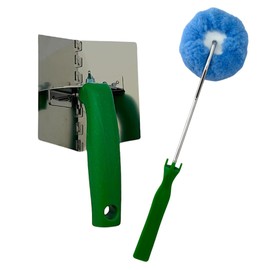 Medusa Stainless Steel Adjustable Drywall Angle Tool with Two in One Reversable Blade and Drywall angle Taping Mud Roller