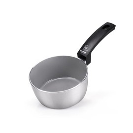 Moneta Innova Casseruola 1m 16cm, rivestimento naturale FineGres (NO PFAS), anche per induzione, 100% Made in Italy