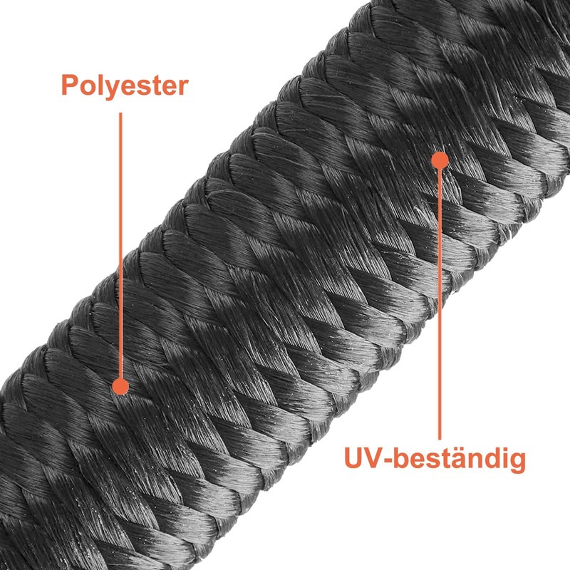 Rubber Cord, 6 mm x 15 m Expander Ropes, Weatherproof