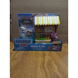 Far out toys Friendship Heights Market & Cafe With Millie & Biscuit 2 In 1 Playset NEW SEALED