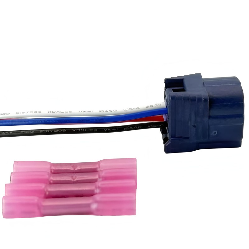 4 Pin Alternator Wiring Harness Connector Pigtail Plug, Replaces OE#