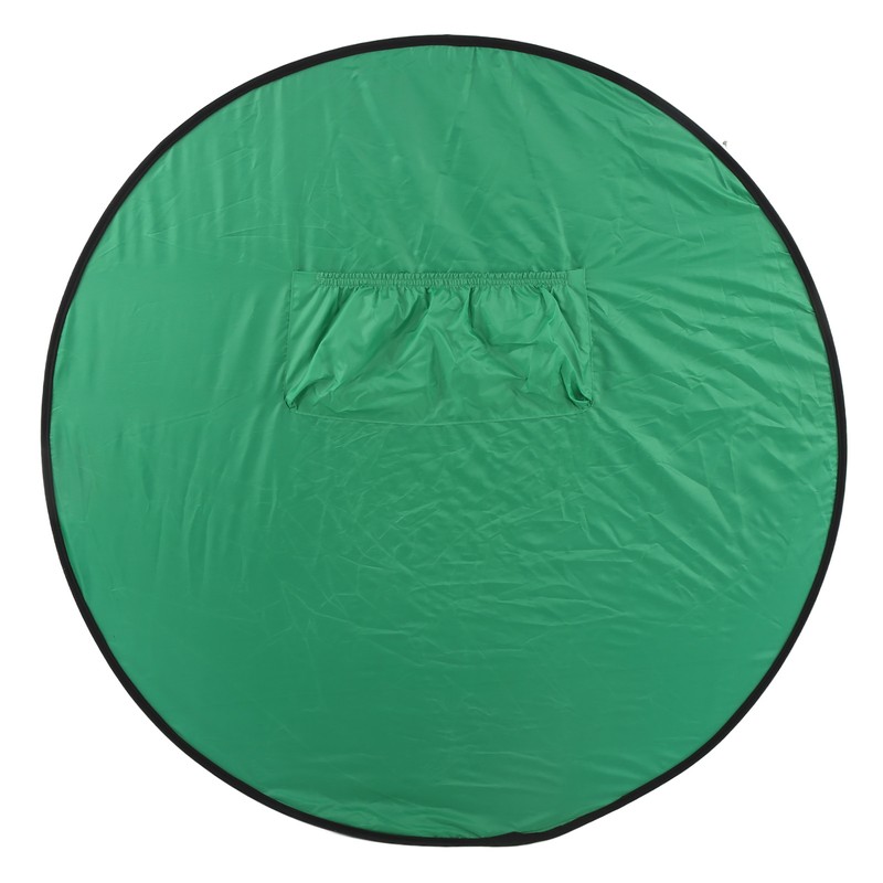 2 in 1 142cm Round Blue Green Screen Backdrop Double