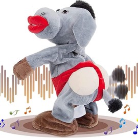 Dancing Cactus Toys,Talking Mimicking Singing Repeats What You Say:_Dancing Donkey