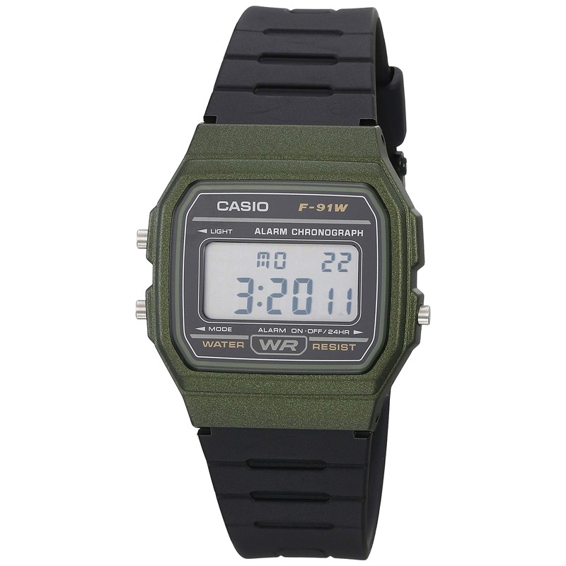 Casio F-91WM-3ACF Reloj Resistente al Agua para Unisex Adulto, color