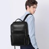 Wesccimo Full Grain Genuine Leather Backpack for Men Multi-Functional 15.6"