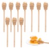 Hsrag 10 Pcs Wooden Honey Mixing Stirrer, 6 Inch Durable