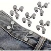 Jeans Waist Tightener Buttons for Loose Pants – Removable Zinc