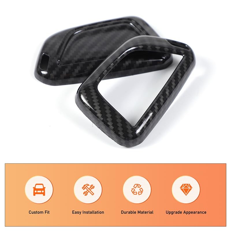 Suetlcoity Key Fob Shell Cover Compatible with Corvette C8 2020-2024