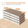 PatiencET 4 Pack Cat Scratch Pad with Box, Cardboard Cat