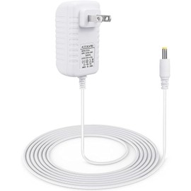 CICINIO Adaptador de Cable de alimentación de 15 W de Repuesto para Echo Pop, Dot 5ª generación, 4ª generación, 3ª generación, edición Infantil, Altavoces Inteligentes de TV Cube -Blanco