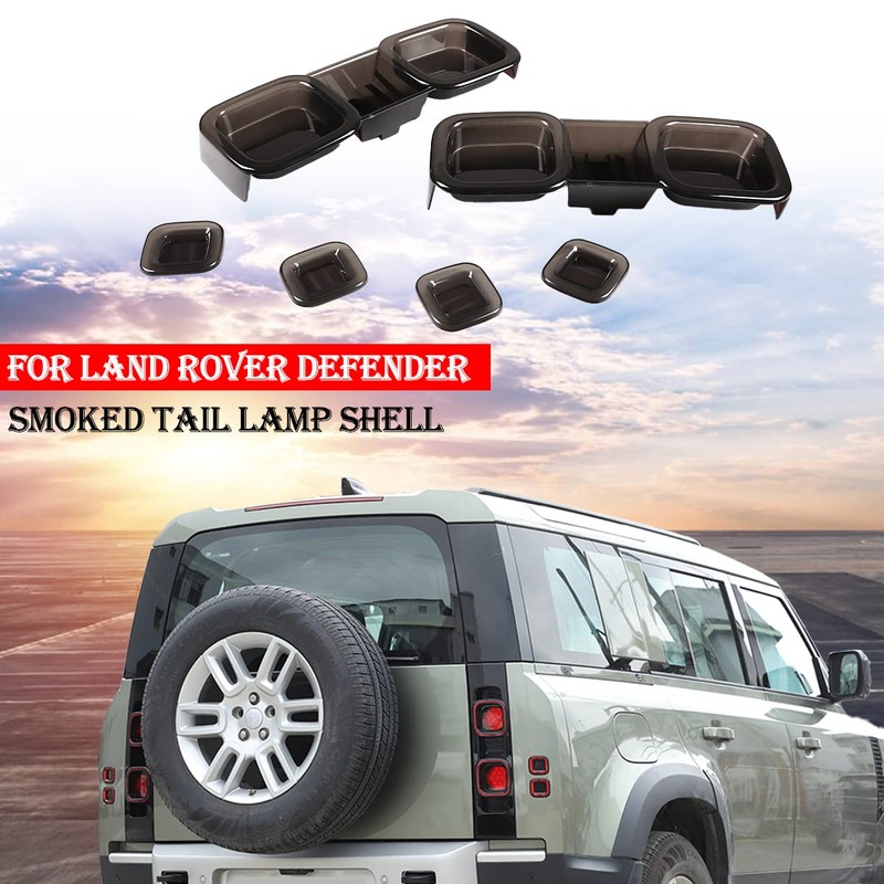 YIWANG ABS Black Car Exterior Taillight Protection Cover Accessories for
