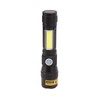 LED Flashlight USB Magnetic Charging 7 Gears Zoomable Black Light