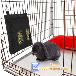 Rabbit Feeding Station, Hay Bags, Rabbit Hay Feeding Bag, Hay Bag for Hanging, Rabbit Hay Feeding Bag, Hay Feeder, Guinea Pig Hay Bag, Hanging Feeding Bag
