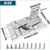 SUUJI Tip Out Tray Hinges,1Pair 45 Degrees Tilt Tray Hinge,