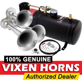 Vixen Horns TRAIN HORN KIT FOR TRUCK/CAR/PICK