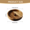 Wellrun Cocktail Rimmer Box for Margaritas,Wooden Drink Garnish Tray,Round Bar