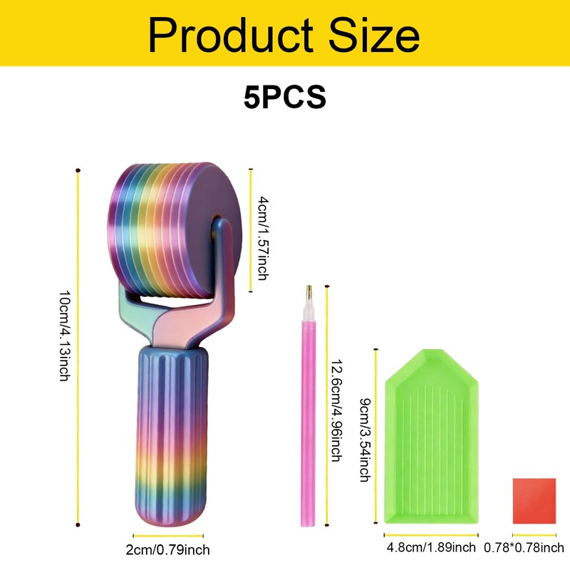 2-Pack Diamond Art Roller Tool, Diamond Painting Roller and DIY