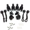 CACELY Coolaroo Replacement Parts Bungee End Cap Kit Black for