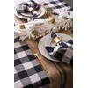 DII Buffalo Check Collection, Classic Farmhouse Tablecloth, Tablecloth, 70" Round,