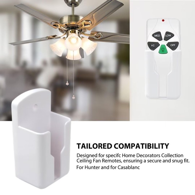 New Ceiling Fan Remote Wall Mount Holder Fit for Hunter