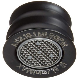 Danze DA500186NBS Standard Female Faucet Aerator Kit, 1.75 GPM, Satin Black