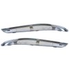Front Bumper Molding Chrome Trim Set Left and Right Replacement