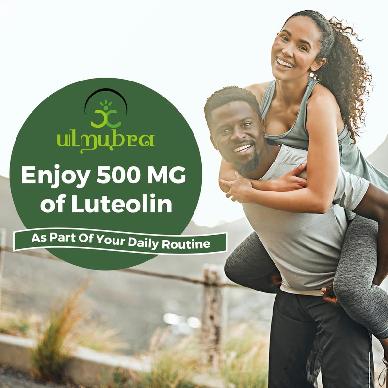 Ulmubra Liposomal Luteolin 500MG, Maximum Absorption, Potent Flavonoid, 60 Softgels,
