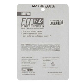 Base Maquillaje Maybelline Fit Me