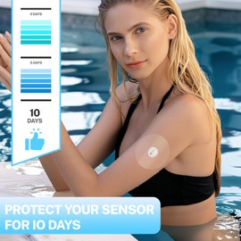 G7 Over Patches 40 Pack Waterproof,Transparent G7 Adhesive Patches with a Hole in The Middle,Skin-Friendly & Hypoallergenic,Easy to Remove & Lasts 10 Days,QaZanteiar