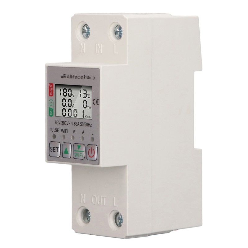 WiFi Smart Power Meter Switch for Tuya Energy Circuit Breaker