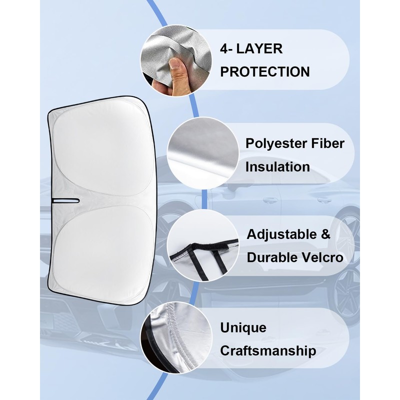 Sun Shade Windshield Sunshade for Pacifica Accessories Window Sun Shield