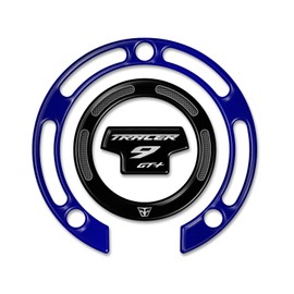 Resin Bike Motorcycle 3D Stickers Compatible with Yamaha Tracer 9 GT+ 2024 Blue. Bike Tank Cap Protection from Impact and Scratches. Sticker 3D Resin Gadget Moto