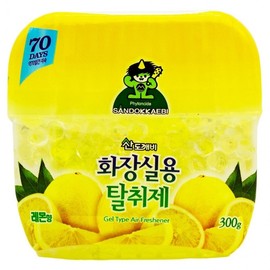 Deodorizer for bathroom - lemon scent 300g 10ea