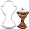 LILIAO Chalice Cookie Cutter Holy Cup Christian Baptism Fondant Biscuit