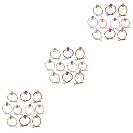 Mikinona 3sets Unique Dinosaur Hair Ties Stylish Comfortable Ponytail Holders for Boys and Girls 10pcs*3