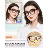 MARE AZZURO Large Bifocal Reading Glasses 1.75+ Women Blue Light