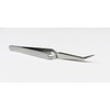 Tweezers Bent Tip Cross Locking 45 Degree Curve Cross Lock