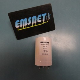 EVOX/ RIFA  PEH165HC4470 Qty of 1 per Lot 4700uF +30/10% 25V Al El +105