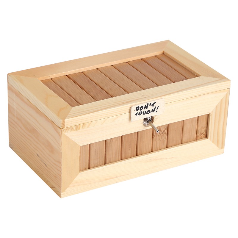 Wooden USB Electronic Box Cute Tiger Funny Interactive Stress Relief