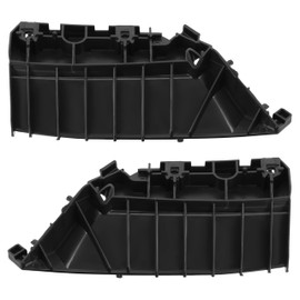 KUAFU Front Bumper Bracket Stiffener Compatible with 2014-2022 Infiniti Q50 Replacement for 62059-4GA0A 62058-4GA0A IN1042101 IN1043101 Bumper Cover Support Stiffener Bracket Black Pair