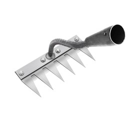 Garden Rake, Multi-Purpose Garden Weed Tool, Weed Hoe, Portable Weed Puller Tool for Yard and Garden, for Weeding/Loosening/Sowing (without Stick) (6 Teeth)