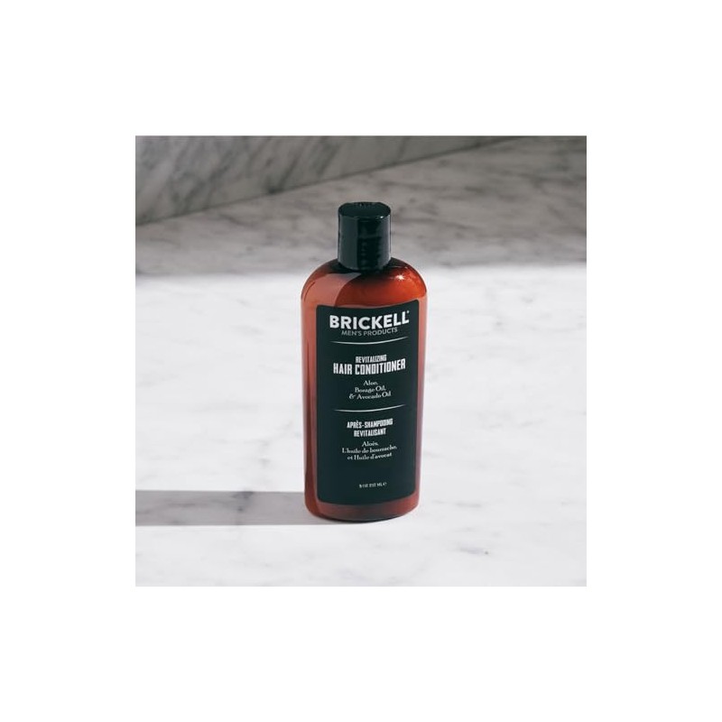 Productos Brickell Hombres Revitalizante Acondicionador, 8 onzas
