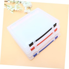 Operitacx Box File Case Cube Document Bag Basket Crate Foldable Cardboard Shipping Holder Bin Wire Clear Portable Lid Collapsible Display