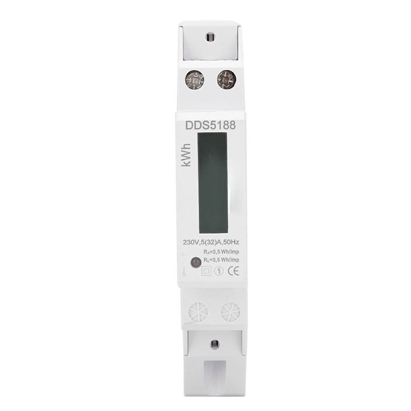 WattHour Meter Smart Miniature SinglePhase Electricity LCD Display DDS5188