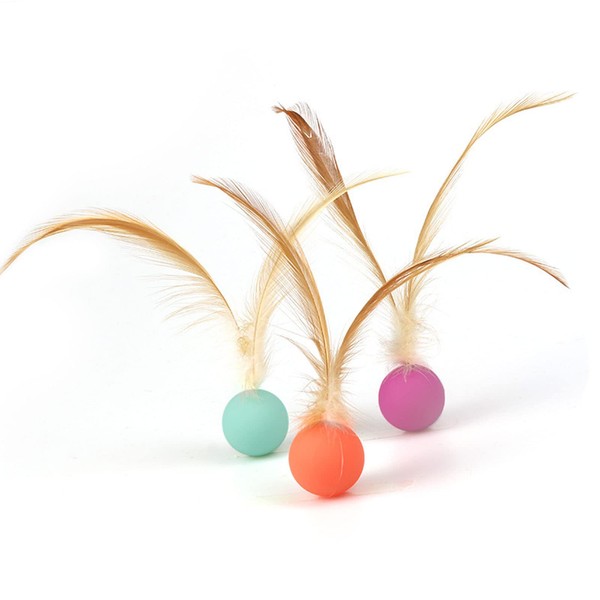 YANCAIYUNL 3 Pcs Cat Toy Balls Bite Resistant Cat Toys