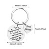 HOKIAMCN Keychain Soul Sister for Girlfriend Sister Girl Gift Friend