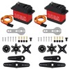 AITRIP 2Pack 35KG RC Servo High Torque Servo Motors, Waterproof
