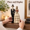 Skeleton Couple Statue for Gothic Home Decor – Resin Bride